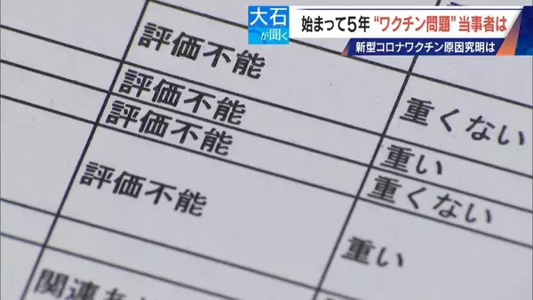「｢なぜ自分が…｣ 苦悩の5年 ワクチン接種後に2か月間意識不明 車椅子生活の男性 “新型コロナワクチンの副反応問題” 当事者の今」の画像