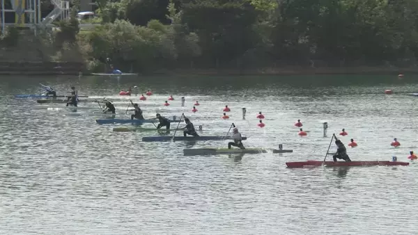 アジア大会に向け“カヌー競技”のテスト大会 三好池カヌー競技場 組織委が運営手順など確認
