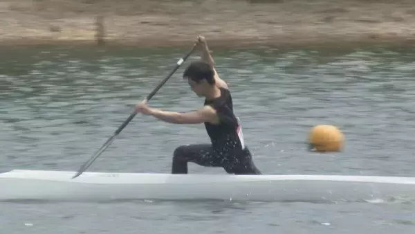 「アジア大会に向け“カヌー競技”のテスト大会 三好池カヌー競技場 組織委が運営手順など確認」の画像