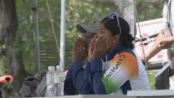 「アジア大会に向け“カヌー競技”のテスト大会 三好池カヌー競技場 組織委が運営手順など確認」の画像