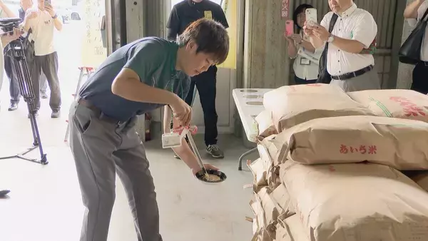 「“県内で最も早い”早場米 愛知･弥富市であいち米の出荷始まる「価格もリーズナブルになる予想、お茶碗一杯余分に食べて」」の画像