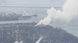 「大同特殊鋼の火事 約60時間経っても鎮火せず 火は鉄くずなどの廃材を保管するスペースから… 愛知･東海市の知多工場」の画像2