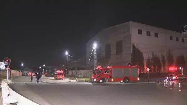 名古屋･港区で工場火災 発生から10時間以上 消火活動が続く… リサイクル工場で｢火事が発生した｣と通報