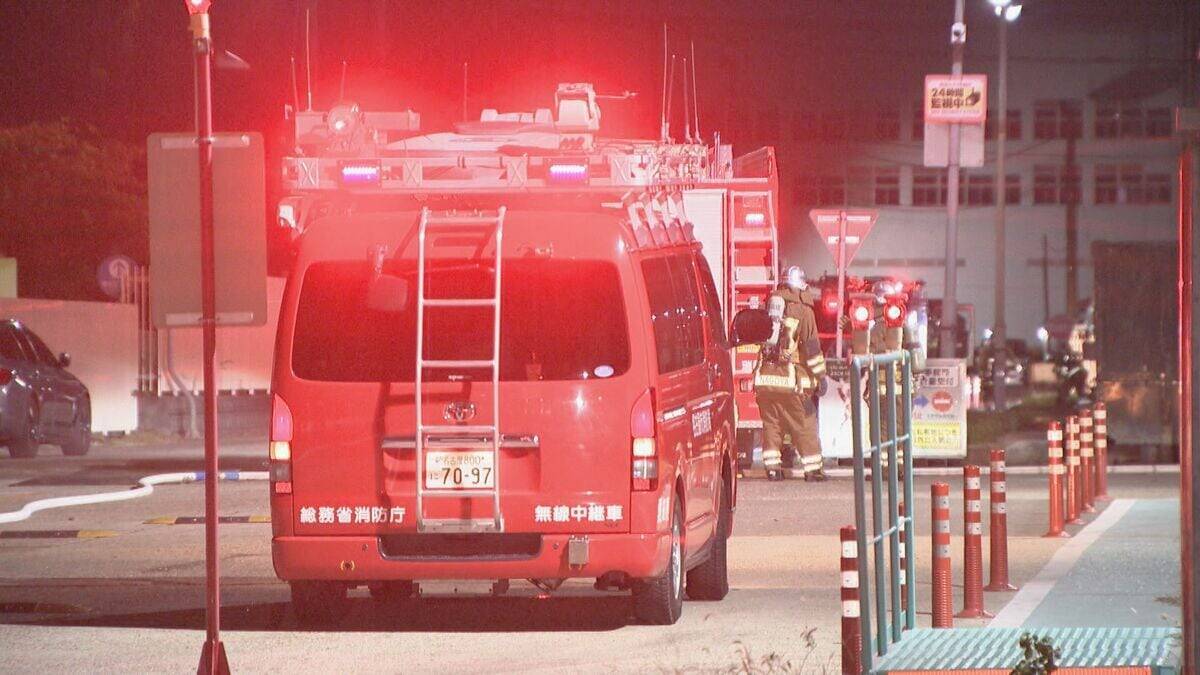 名古屋･港区で工場火災 発生から10時間以上 消火活動が続く… リサイクル工場で｢火事が発生した｣と通報