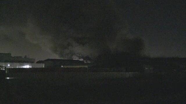 名古屋･港区で工場火災 発生から10時間以上 消火活動が続く… リサイクル工場で｢火事が発生した｣と通報
