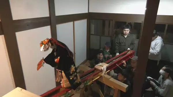 春の高山祭を前に屋台のからくりや獅子舞の練習始まる　14日と15日に奉納披露