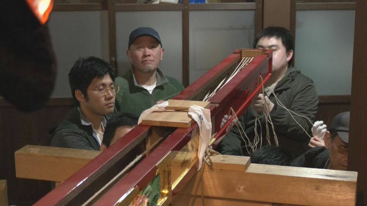 春の高山祭を前に屋台のからくりや獅子舞の練習始まる　14日と15日に奉納披露