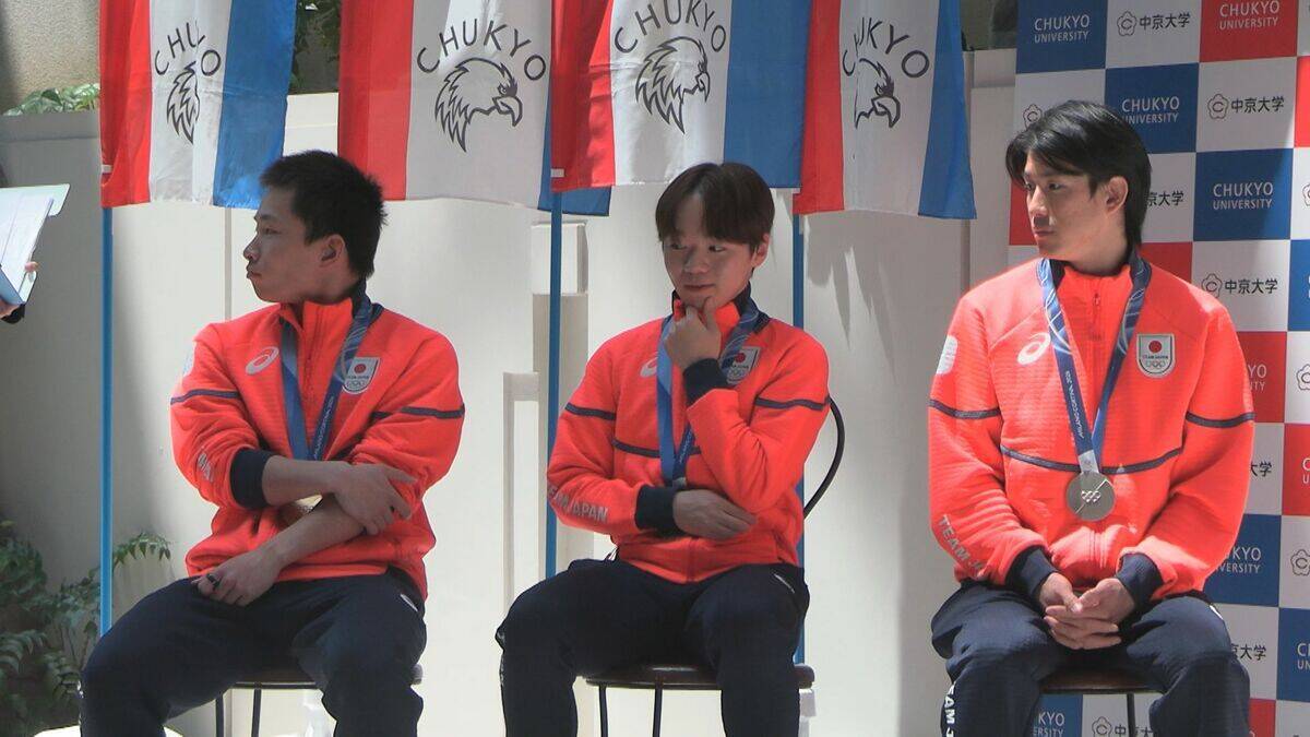 「大学の授業に出て頑張って卒業できたら…」フィギュア・鍵山優真ら冬季五輪メダリストが中京大学に凱旋　在学生からの質問に頭を悩ませる一幕も