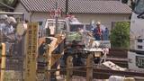 「｢軽トラックがくしゃくしゃに…｣ JRの踏切内で貨物列車と衝突 運転していた男性が死亡 遮断機が降りた後に立ち入ったか 愛知･稲沢市」の画像2