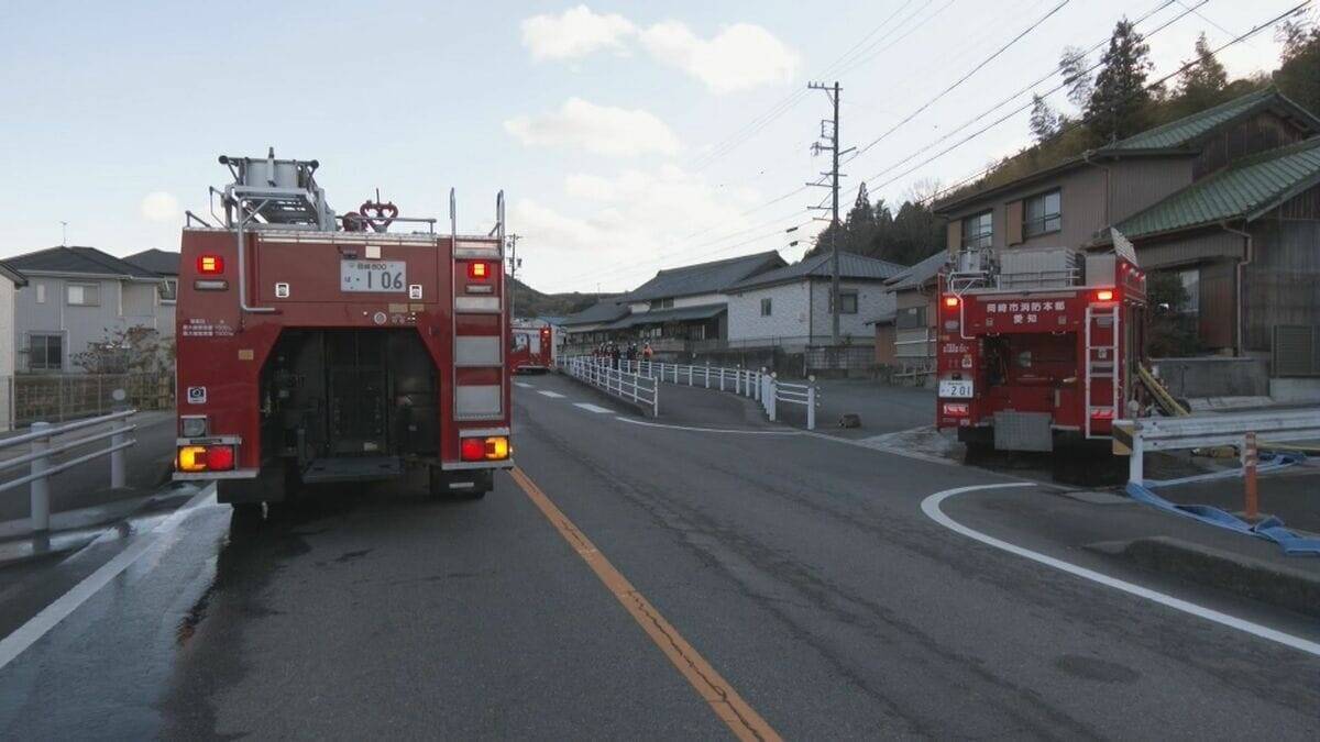 愛知･岡崎市で山林火災 ｢山の方から煙があがっていて…｣ 約2時間半後に消し止められる