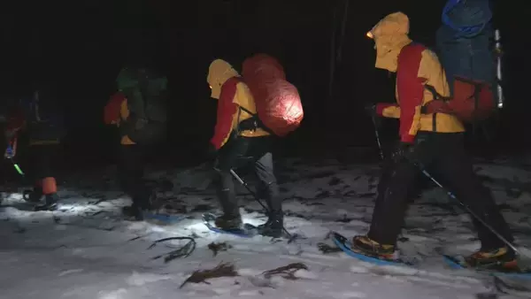 バックカントリー中に遭難した男性２人を山岳警備隊が救助　岐阜・白川村の雪山　登山届出さず