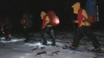 バックカントリー中に遭難した男性２人を山岳警備隊が救助　岐阜・白川村の雪山　登山届出さず