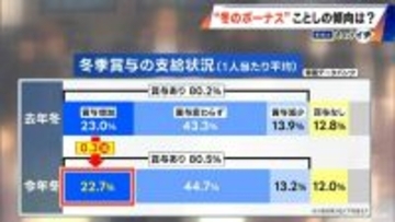 “冬のボーナス”増えた？減った？好調だった業界はどこ？増額した企業は約2割に ｢今後は中小企業の収益改善がカギを握る｣