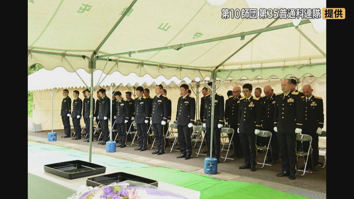 “悲劇を二度と繰り返しては…” 岐阜・陸自射撃場の3人死傷事件から3年 自衛隊が追悼行事