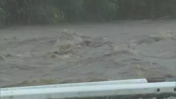 「【台風情報】台風6号 東海3県に最接近 影響は？茶色く濁った水が橋の高さまで… 河川氾濫・土砂災害に厳重警戒を」の画像
