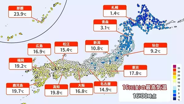 【雪情報】名古屋などでも雪か “今季最強＆最長寒波”が襲来 平地も雪目安の寒気が列島に居座る  警報級大雪のおそれも 春の陽気から一転… 来週は“極寒” 最新の雪シミュレーション