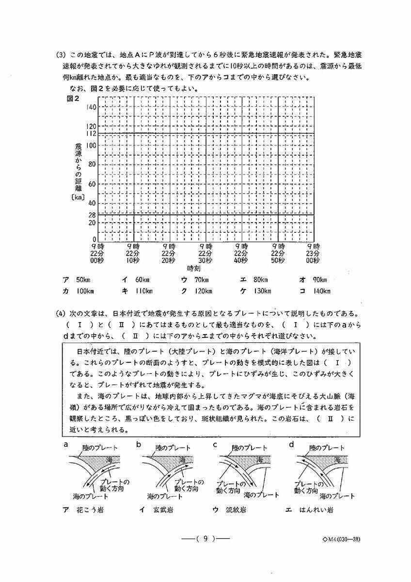 愛知県公立高校入試2026「理科」の試験問題・解答「タマネギの卵細胞1つあたりに含まれる染色体の数は8本である…」全問掲載