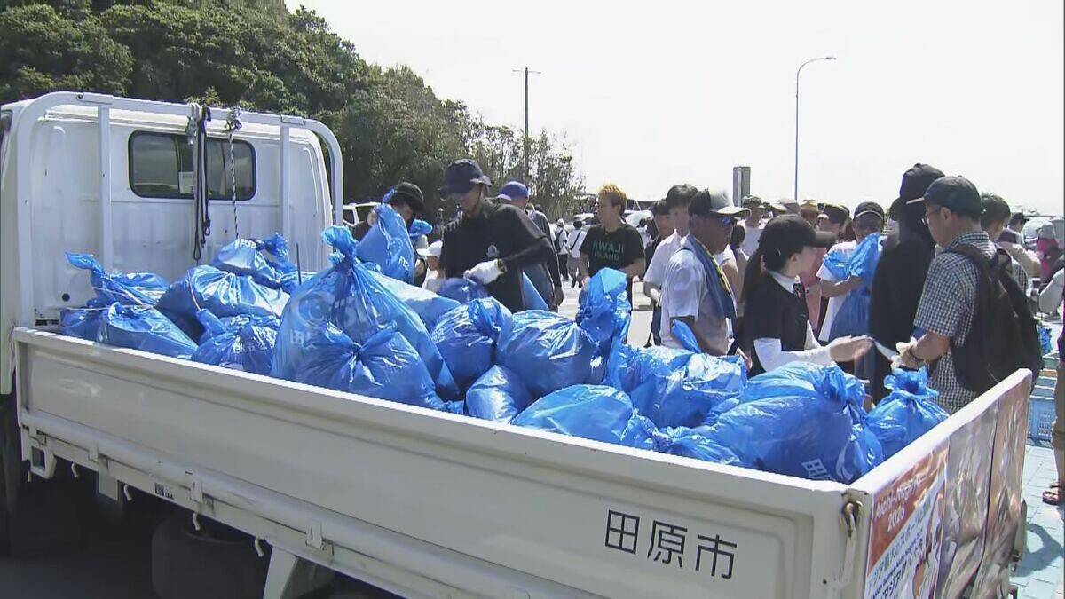 9月25日～サーフィンの競技会場に　愛知・田原市の太平洋ロングビーチで清掃活動　アジア大会