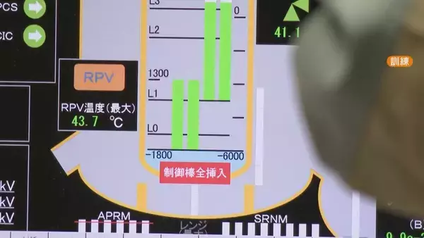 「浜岡原発で巨大地震を想定した訓練 “データ不正問題”発覚後に初実施 再稼働審査は停止も｢日々の積み重ねが大事｣ 原子炉を冷やす手順などを確認」の画像