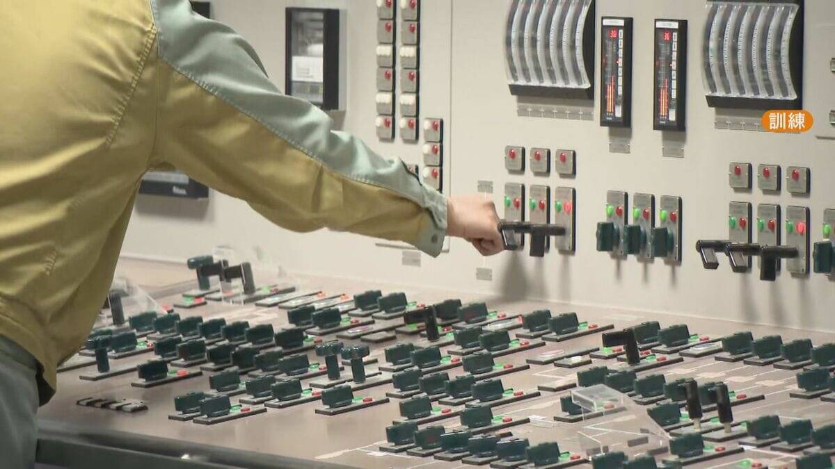 浜岡原発で巨大地震を想定した訓練 “データ不正問題”発覚後に初実施 再稼働審査は停止も｢日々の積み重ねが大事｣ 原子炉を冷やす手順などを確認