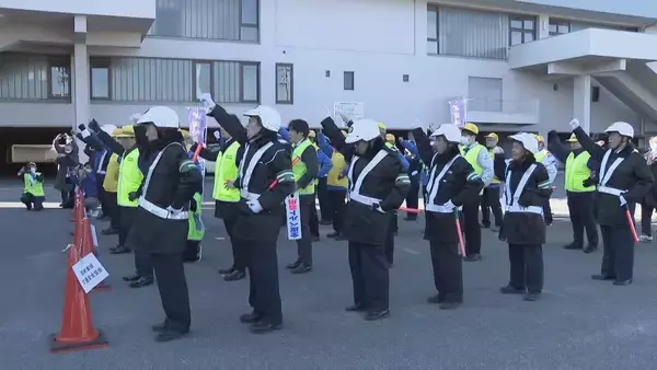 ｢12月は交通事故が多発する月｣ 県内の死者数はきのう時点で去年比28人減も…飲酒の機会増えるため注意を 愛知で交通安全呼びかけるイベント