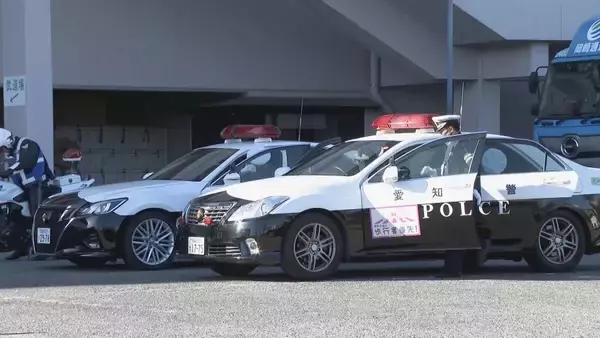 「｢12月は交通事故が多発する月｣ 県内の死者数はきのう時点で去年比28人減も…飲酒の機会増えるため注意を 愛知で交通安全呼びかけるイベント」の画像