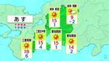 「予想最高気温は名古屋･岐阜･津で15℃ あすも3月中旬～4月上旬並みの暖かさに 黄砂に注意 愛知･岐阜･三重の天気予報（1/16 昼）」の画像4