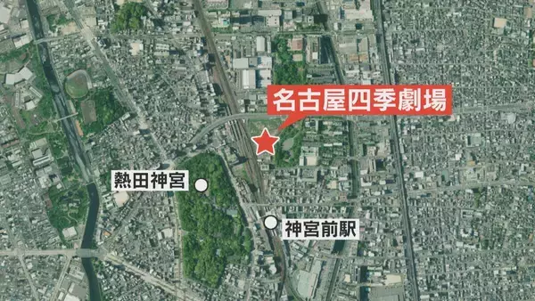 「名古屋駅近くの｢名古屋四季劇場｣ 千秋楽  熱田区の新劇場へ…ことし7月5日にオープン予定 こけら落としは『オペラ座の怪人』　」の画像