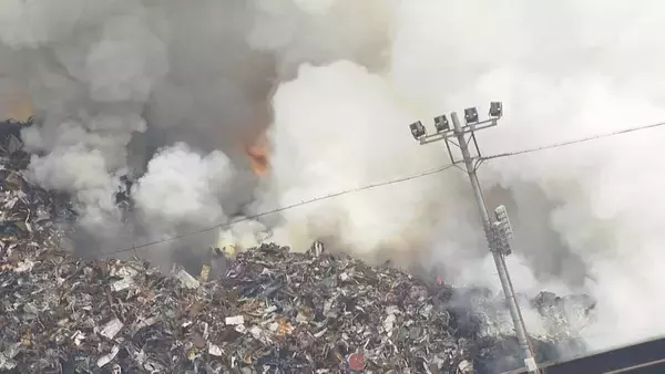 大同特殊鋼工場の火事 90時間以上経った15日午後4時ごろほぼ消し止められる 鉄くずなどの廃材を保管するスペースから出火 愛知･東海市