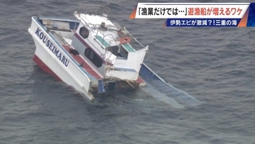 年収1000万円超は昔の話… 漁師の約4割が兼業 三重の海で増える釣り船｢遊漁船｣ 伊勢エビ激減で｢漁業だけでは生活厳しい｣
