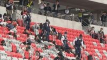 観客が折り重なる｢群衆雪崩｣が起こったら… アジア大会前に会場で訓練 消防や警察･医師などが手順確認 名古屋市瑞穂公園陸上競技場