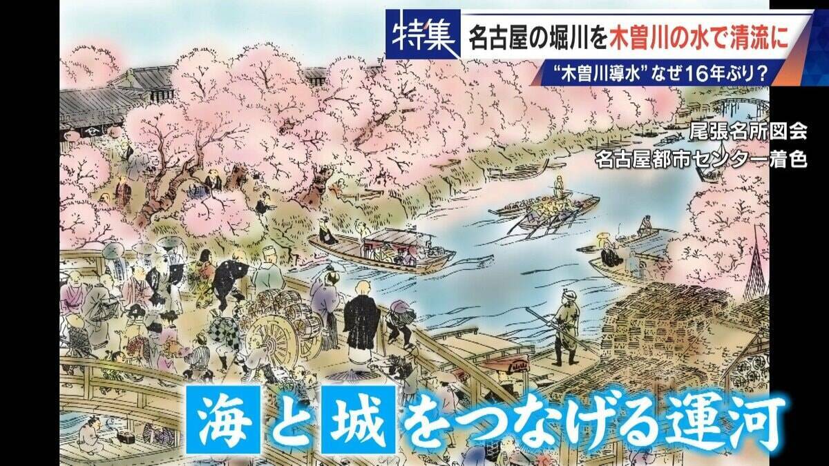 名古屋の堀川 よどんだ水を木曽川からの導水で清流に!? その効果は… “常時導水”には高い壁