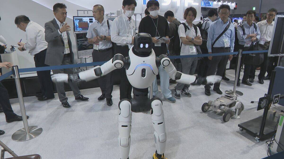 スリーポイントシュートで会場沸かせるロボットも！最新技術のロボット展示会 ｢日本全体でヒューマノイドを盛り上げたい｣ 愛知・常滑市