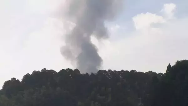 岐阜・御嵩町の炭素繊維のリサイクルなどを手掛ける会社工場で火事 鎮火のめど立たず