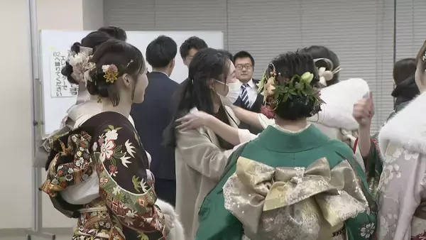 「｢社会人として頑張ろうと思う｣ 成人の日 名古屋市内で｢二十歳の集い｣ 今年度名古屋市内で20歳を迎えるのは約2万1000人」の画像