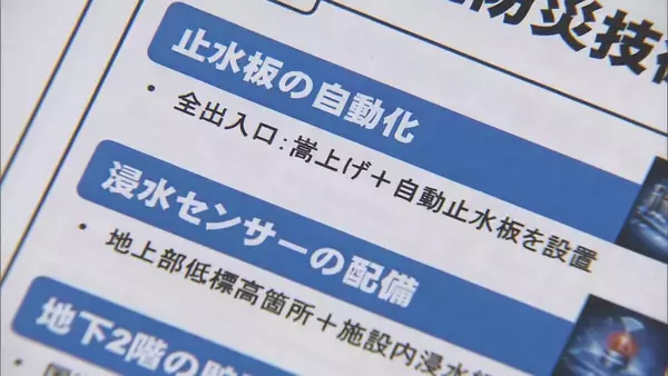 「274台が水没した三重･四日市市の地下駐車場 復旧検討委が最終報告 止水板の自動化･浸水センサーの配備など提言 国は金銭支払いの方針示す」の画像