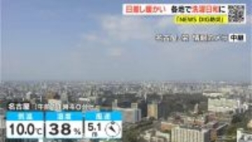 週末は各地で3月中旬～下旬並みの暖かさに きょうの最高気温は名古屋や豊橋で12℃ 岐阜や津で11℃予想 愛知･名古屋･岐阜･三重の天気予報（2/12昼）