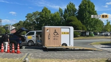 熊本へトイレカー3台を派遣 ｢トイレを使用するための給水が必要だと痛感｣ 現地で活動した職員が市長に報告 愛知･豊田市