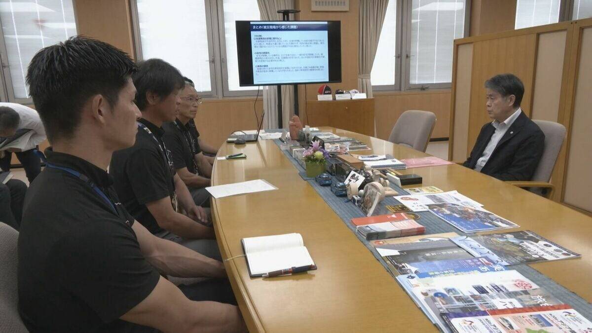 熊本へトイレカー3台を派遣 ｢トイレを使用するための給水が必要だと痛感｣ 現地で活動した職員が市長に報告 愛知･豊田市