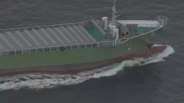 「貨物船と釣り船が衝突 13人全員投げ出され1人心肺停止 釣り船は2つに割れ“沈没”… ｢ガタガタ震えていた｣ 三重･鳥羽市沖」の画像