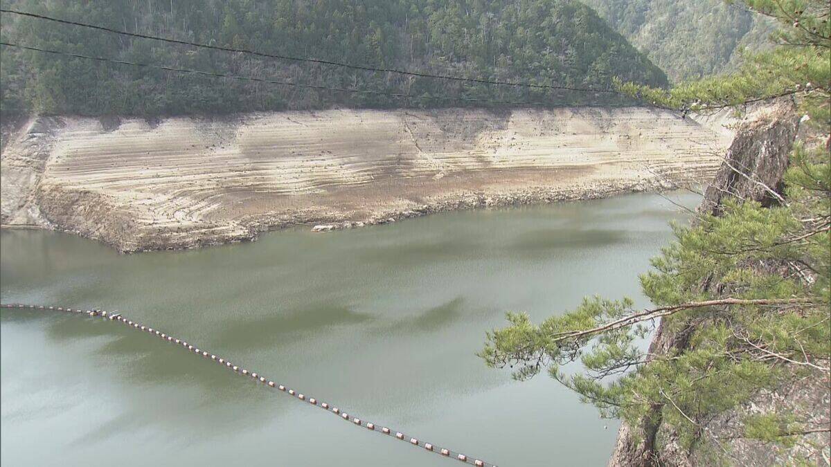 ｢豊川用水｣ 節水率 2か月連続で引き上げ 水道用水15% 農業用水と工業用水は20%に 雨少なく総貯水率は25.3% 愛知