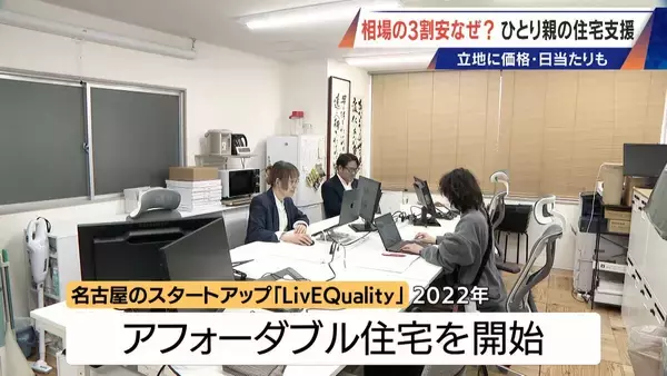 「2LDKで4万8000円も 相場より3割安い“アフォーダブル住宅” シングルマザーの住宅支援 日当たりや間取りにもこだわりが」の画像