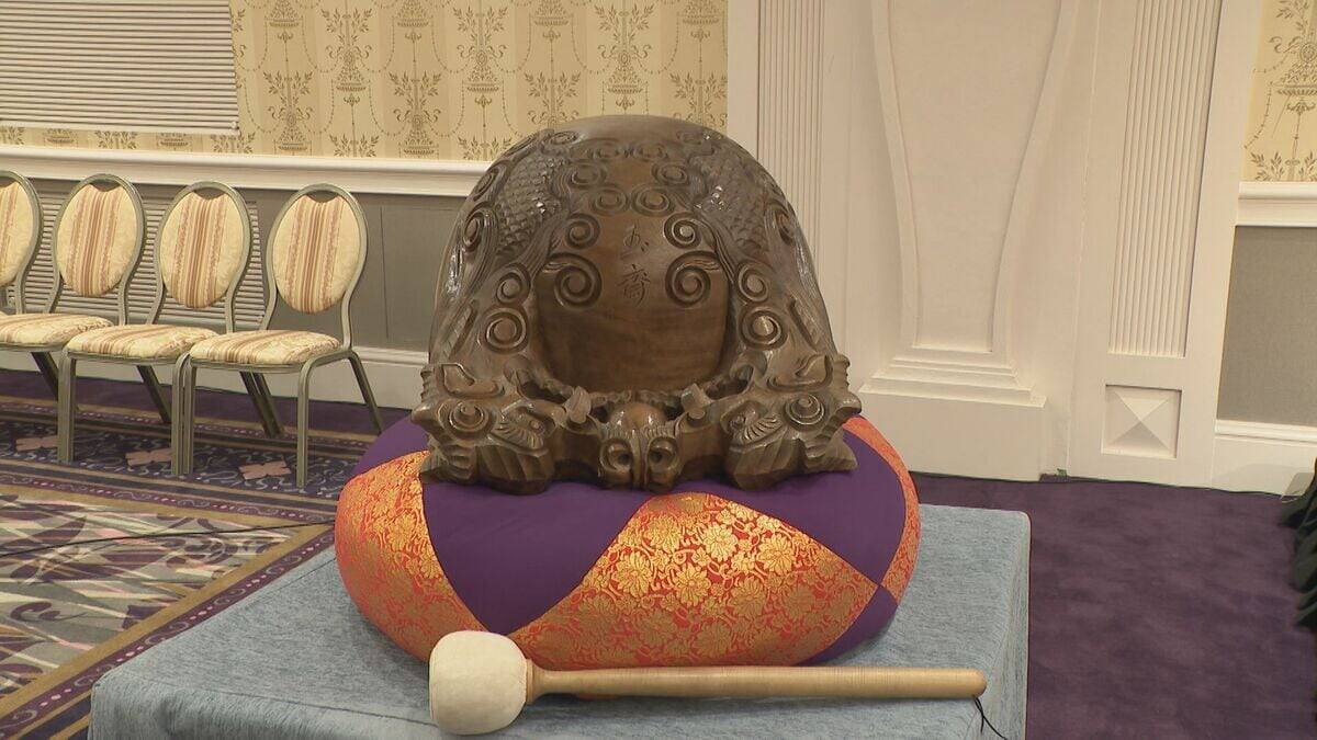 人知れず黙々と地元の文化向上に貢献　「CBCくちなし章」に愛知・愛西市の木魚職人・市川幸造さん　永平寺や善光寺にも市川さん製作の木魚が