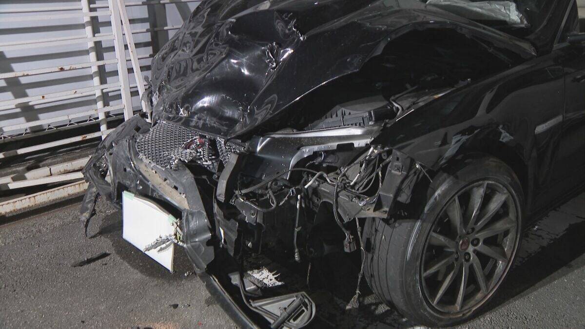 飲酒運転で追突事故…はずみで別の2台が絡む事故も 自称会社員の52歳男を危険運転傷害の疑いで現行犯逮捕 名古屋･北区の堤防道路