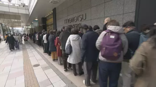 約2000人が列…名鉄百貨店“最後の初売り”「最後なので並んだ」来月末に閉店予定