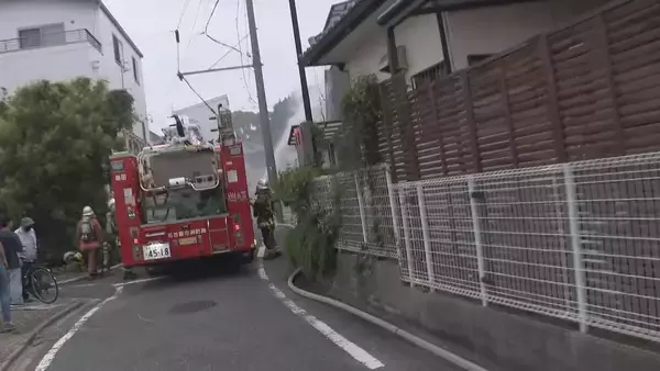 「【速報】｢家から煙、炎が出ている｣ 名古屋･昭和区で住宅火災 激しい黒煙も…」の画像