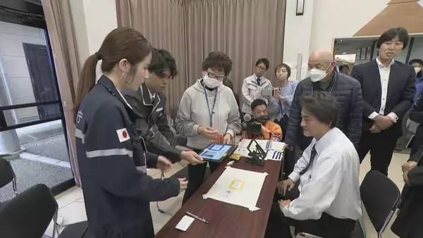 「デジタル庁がマイナンバーカード活用した避難所受付アプリの実証実験 ｢受付のスピードアップや作業効率化目指す｣ 三重･名張市」の画像