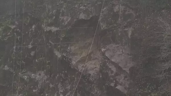 「愛岐道路の土砂崩れの原因分析「雨水が岩盤の亀裂に入って凍り 亀裂を広げていた」」の画像