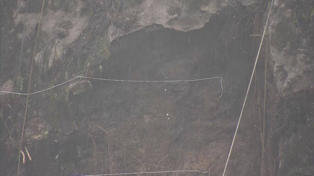 愛岐道路の土砂崩れの原因分析「雨水が岩盤の亀裂に入って凍り 亀裂を広げていた」