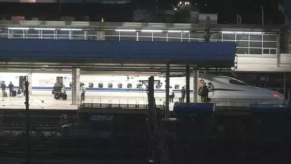 【速報】東海道新幹線 豊橋～小田原 上り線 運転再開 架線に飛来物が付着し一時運転見合わせ